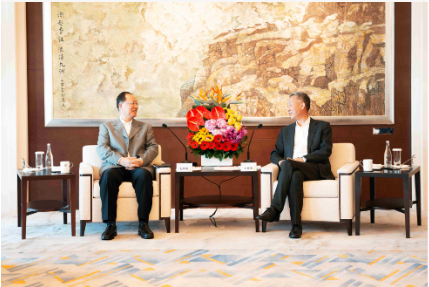 缅甸新盛公司董事长会见湖南省省长毛伟明