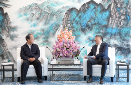 新盛娱乐公司总经理会见中山市委书记郭文海