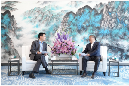 新盛娱乐公司总经理会见上海电气董事长吴磊
