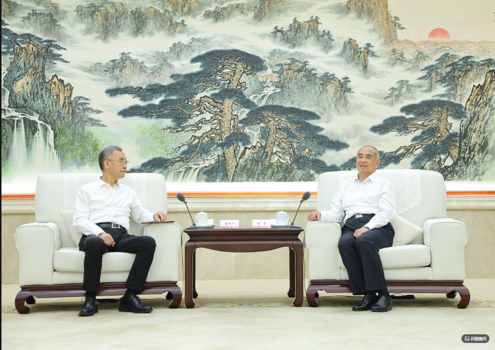 新盛娱乐公司董事长、新盛娱乐公司总经理拜会山东省委书记林武、省长周乃翔